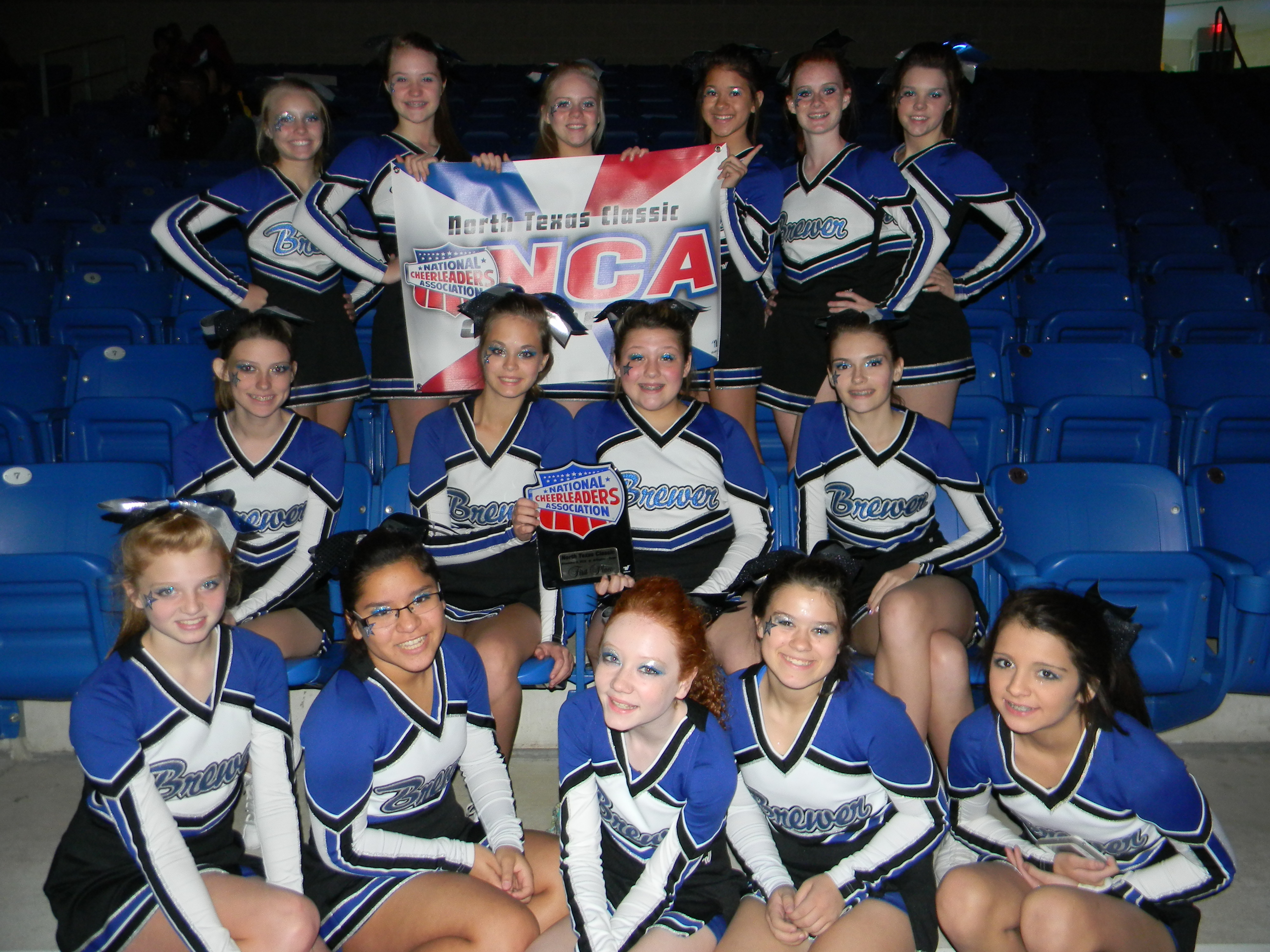 BMS Cheerleaders win at competition.